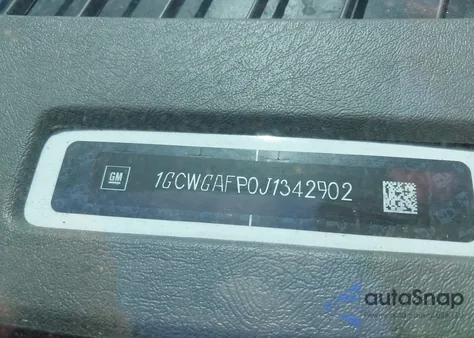 2018 Chevrolet Express 2500 Work Van from USA, damaged, VIN 1GCWGAFP0J1342902